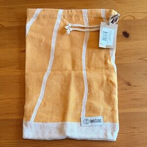 Sand Cloud Orange and Cream Pouch